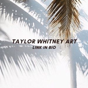 TaylorWhitneyArt is live on Etsy! Follow t.whitney_ on Instagram for more info